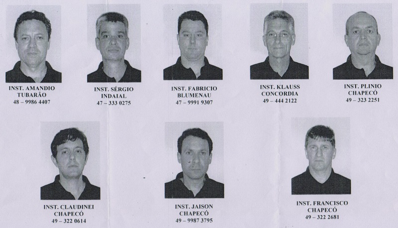 Instrutores Credenciados em 2004